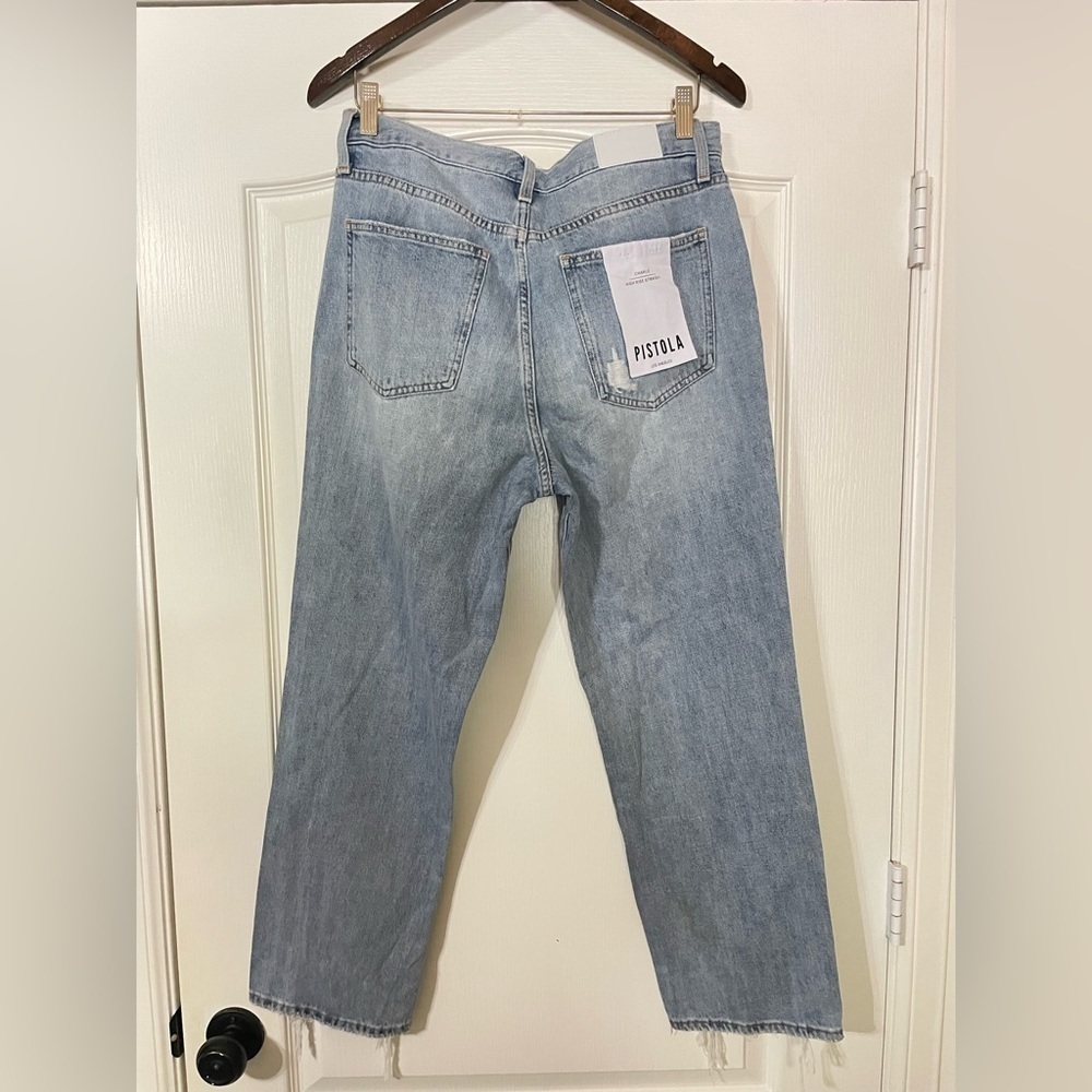 PISTOLA Charlie Ruthless Ripped Straight Leg Jeans - Picture 10 of 15